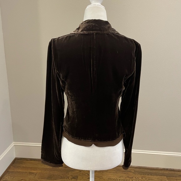 The Limited velvet brown jacket - Picture 6 of 9